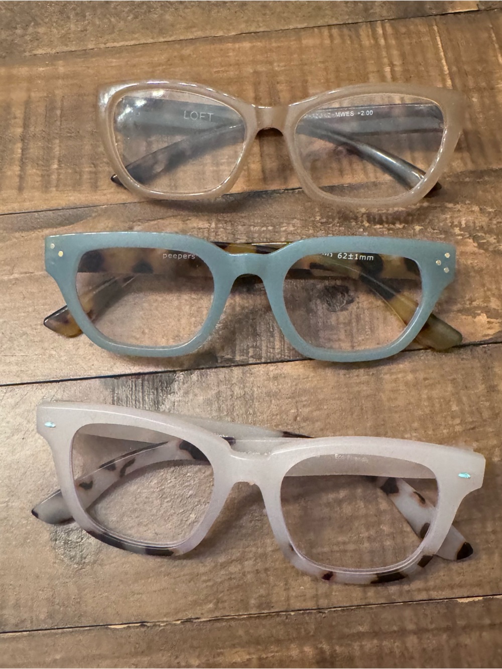 PEEPERS + LOFT Stylish Readers Glasses Bundle
